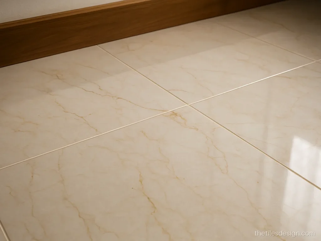 Italian marble texture close up showing cream base and gold veins